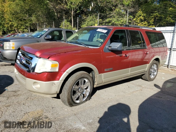 2008 Ford Expedition EL Eddie Bauer with VIN 1FMFK17578LA47897, listed as a Copart auction lot 77125074 with 219,425 mi miles and Salvage Title. Bid and sale history available at carsss.com. Image 1.