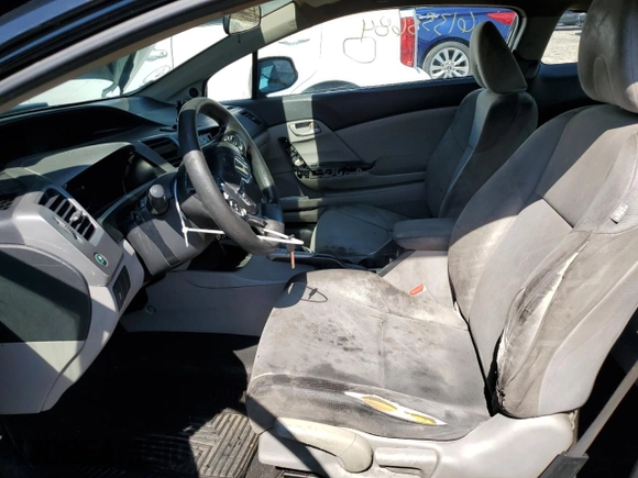 2012 Honda Civic Cpe LX with VIN 2HGFG3B55CH532751, listed as a Copart auction lot 61333684 with 226,898 mi miles and Salvage Title. Bid and sale history available at carsss.com. Image 7.