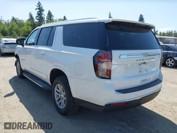 2023 Chevrolet Suburban LT with VIN 1GNSCCKD5PR414258, listed as a IAAI auction lot 42527692 with 45,969 mi miles and . Bid and sale history available at DreamBid. Image 3.