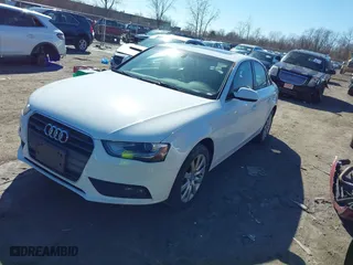 2013 Audi A4 Premium with VIN WAUBFAFL7DN040726, listed as a IAAI auction lot 41816718 with 115,661 mi miles. Bid and sale history available at carsss.com. Image 2.