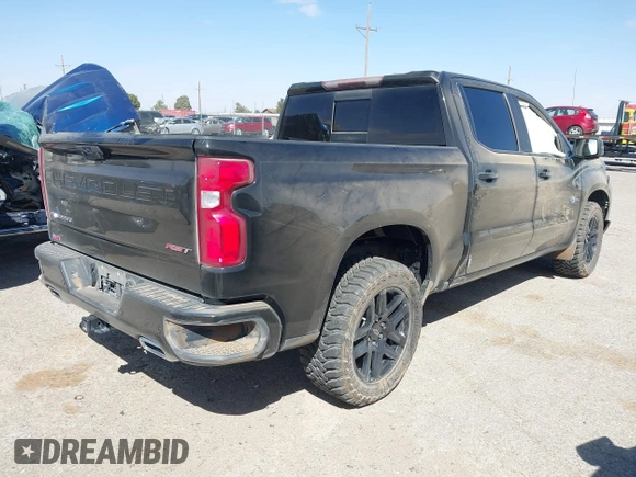 2022 Chevrolet Silverado 1500 RST with VIN 3GCUDEET8NG690038, listed as a IAAI auction lot 41825884 with 53,582 mi miles and . Bid and sale history available at DreamBid. Image 4.