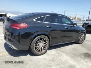 2024 Mercedes-Benz GLE 53 AMG with VIN 4JGFD6BB3RB196433, listed as a Copart auction lot 57479685 with 9,106 mi miles and Salvage title. Bid and sale history available at DreamBid. Image 3.