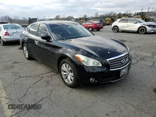 2011 Infiniti M37 with VIN JN1BY1AR0BM375518, listed as a Copart auction lot 81887374 with 136,543 mi miles and Salvage Title. Bid and sale history available at carsss.com. Image 11.