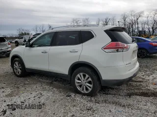 2016 Nissan Rogue SV with VIN KNMAT2MV6GP694692, listed as a Copart auction lot 46224705 with 109,939 mi miles and Salvage Title. Bid and sale history available at carsss.com. Image 2.