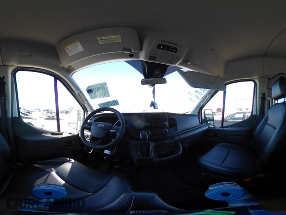2024 Ford Transit Passenger XL with VIN 1FBAX2C89PKB52360, listed as a IAAI auction lot 41381594 with 43,067 mi miles and . Bid and sale history available at DreamBid. Image 23.