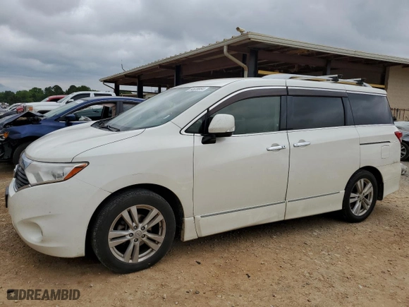 2015 Nissan Quest S with VIN JN8AE2KP8F9121606, listed as a Copart auction lot 54638664 with 104,186 mi miles. Bid and sale history available at carsss.com. Image 1.