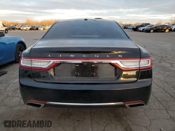 2017 Lincoln Continental Reserve with VIN 1LN6L9RP2H5602530, listed as a Copart auction lot 83245414 with 80,674 mi miles and Salvage Title. Bid and sale history available at carsss.com. Image 6.