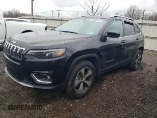 2019 Jeep Cherokee Limited with VIN 1C4PJMDX5KD103372, listed as a Copart auction lot 52938745 with 26,356 mi miles and Salvage Title. Bid and sale history available at carsss.com. Image 1.