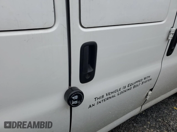 2022 Chevrolet Express Cargo with VIN 1GCWGAFP5N1185244, listed as a Copart auction lot 86700134 with Not provided miles and Salvage title. Bid and sale history available at DreamBid. Image 11.