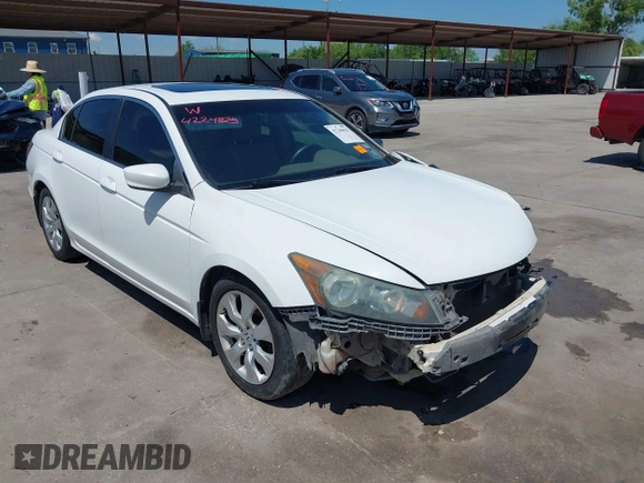 2009 Honda Accord EX with VIN 1HGCP26749A104878, listed as a IAAI auction lot 42248625 with 296,076 mi miles and . Bid and sale history available at DreamBid. Image 1.