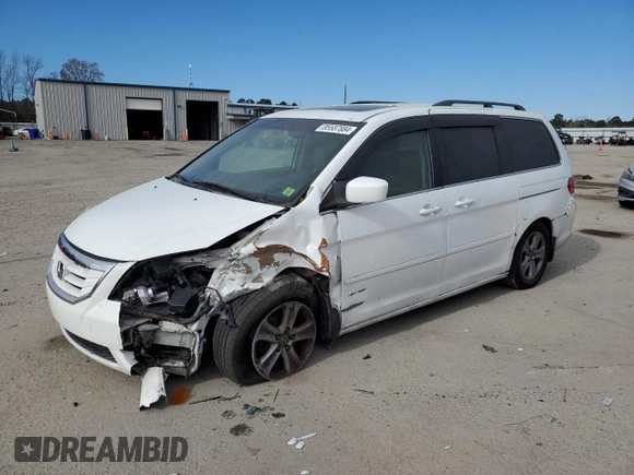 2010 Honda Odyssey Touring with VIN 5FNRL3H94AB097662, listed as a Copart auction lot 85587884 with 0 mi miles and Clean Title. Bid and sale history available at carsss.com. Image 1.