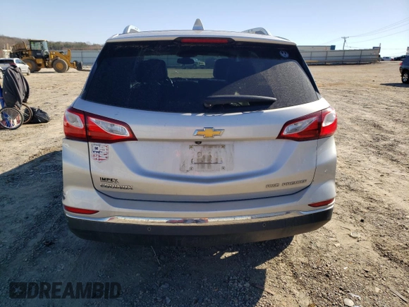 2019 Chevrolet Equinox Premier with VIN 3GNAXXEV4KS594978, listed as a Copart auction lot 48719825 with 119,406 mi miles and Salvage Title. Bid and sale history available at DreamBid. Image 6.