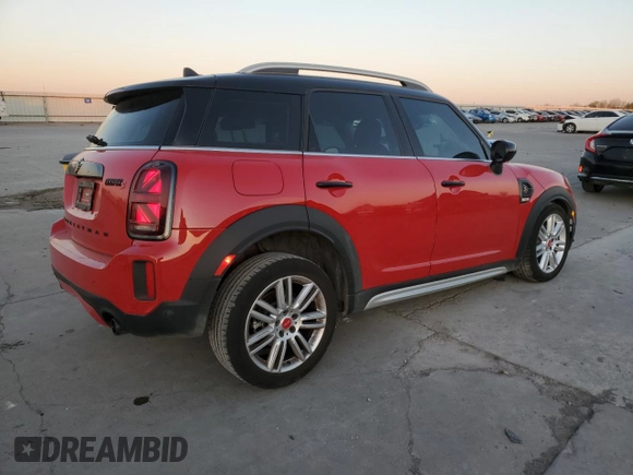 2024 MINI Countryman Cooper S with VIN WMZ53BR0XR3R87908, listed as a Copart auction lot 49533915 with 9,642 mi miles and Salvage Title. Bid and sale history available at carsss.com. Image 3.