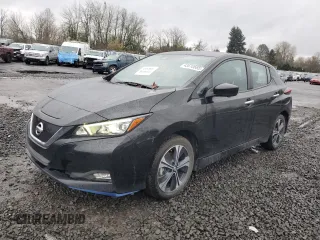 2022 Nissan LEAF SV Plus with VIN 1N4BZ1CV9NC555617, listed as a Copart auction lot 43610685 with 53,521 mi miles and Salvage Title. Bid and sale history available at DreamBid. Image 1.