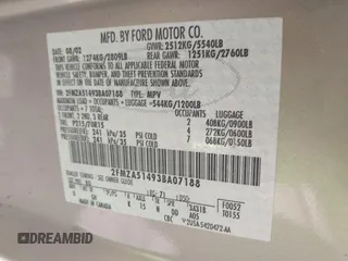2003 Ford Windstar LX with VIN 2FMZA51493BA07188, listed as a IAAI auction lot 42096389 with 119,039 mi miles and . Bid and sale history available at carsss.com. Image 9.