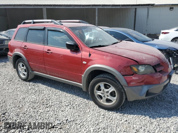 2003 Mitsubishi Outlander LS with VIN JA4LX31G83U020090, listed as a Copart auction lot 69324704 with 156,636 mi miles and Clean Title. Bid and sale history available at carsss.com. Image 4.