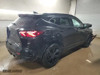2019 Chevrolet Blazer RS with VIN 3GNKBJRS2KS675252, listed as a Copart auction lot 48068225 with 63,357 mi miles and Salvage Title. Bid and sale history available at carsss.com. Image 3.