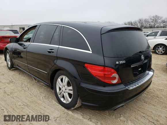 2009 Mercedes-Benz R 3.5L with VIN 4JGCB65E59A092532, listed as a Copart auction lot 34087562 with Not Provided miles and Clean Title. Bid and sale history available at DreamBid. Image 3.