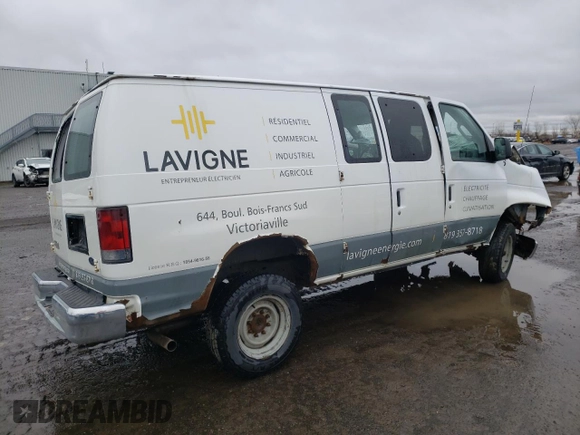 2011 Ford Econoline Cargo Commercial с VIN 1FTNE1EW9BDA93347, выставлен на аукционе Copart как лот 50518145 с пробегом Не указан миль и На запчасти • Non repairable. История ставок и продаж доступна на DreamBid. Изображение 3.