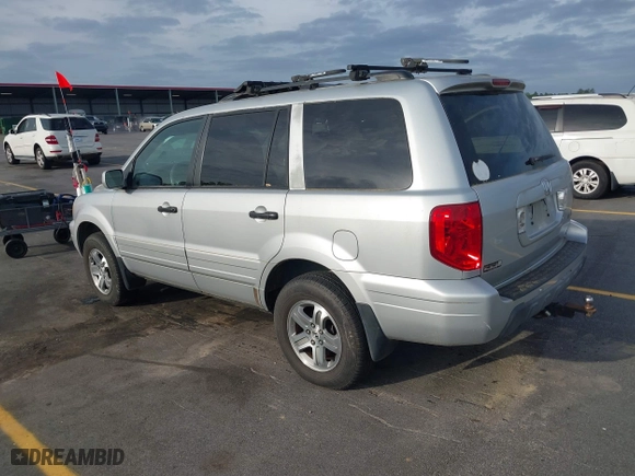 2003 Honda Pilot EX with VIN 2HKYF18533H582271, listed as a IAAI auction lot 41960072 with 240,567 mi miles. Bid and sale history available at carsss.com. Image 3.