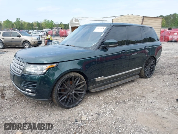 2014 Land Rover Range Rover HSE with VIN SALGS2VF2EA132379, listed as a IAAI auction lot 42037578 with 80,148 mi miles and . Bid and sale history available at DreamBid. Image 2.