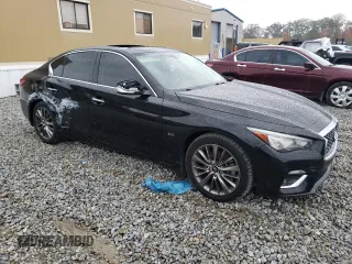 2020 Infiniti Q50 3.0t SPORT with VIN JN1EV7AP7LM201826, listed as a Copart auction lot 81064314 with 95,036 mi miles and Salvage Title. Bid and sale history available at carsss.com. Image 4.