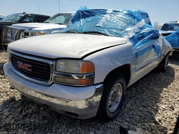 1999 GMC New Sierra 1500 SLE with VIN 2GTEC19T3X1501835, listed as a Copart auction lot 47830615 with 155,335 mi miles and Salvage Title. Bid and sale history available at carsss.com. Image 1.