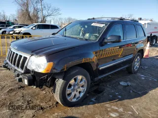 2008 Jeep Grand Cherokee Limited with VIN 1J8HR58N38C189543, listed as a Copart auction lot 45469965 with 154,878 mi miles and Non Repairable. Bid and sale history available at carsss.com. Image 1.