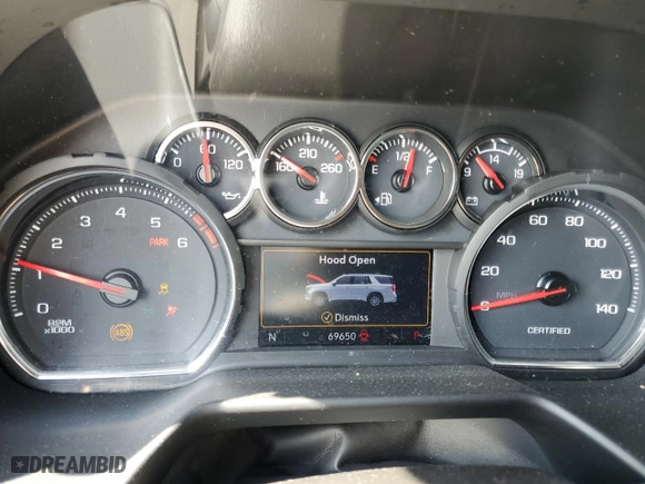 2021 Chevrolet Tahoe Commercial with VIN 1GNSCLED3MR356898, listed as a Copart auction lot 43929865 with 69,650 mi miles and Salvage Title. Bid and sale history available at carsss.com. Image 9.