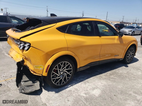 2021 Ford Mustang Mach-E GT with VIN 3FMTK4SX8MME03425, listed as a Copart auction lot 69329844 with 41,462 mi miles and Salvage Title. Bid and sale history available at carsss.com. Image 3.