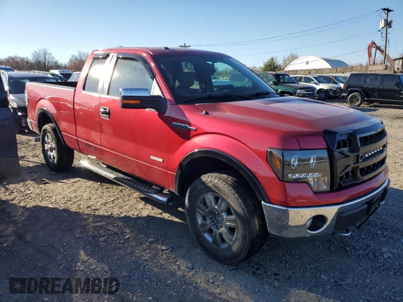 2011 Ford F-150 XL with VIN 1FTFX1ET2BFD19253, listed as a Copart auction lot 80438014 with 134,766 mi miles and Salvage Title. Bid and sale history available at carsss.com. Image 4.