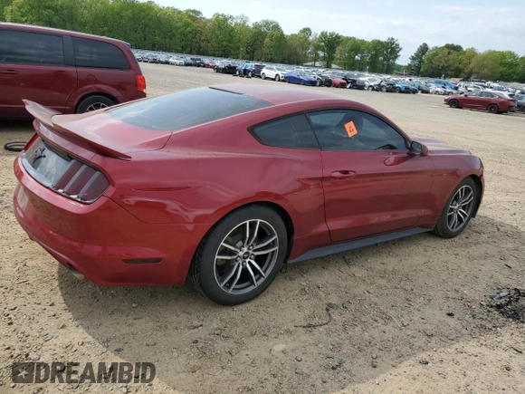 2017 Ford Mustang V6 with VIN 1FA6P8AM0H5224489, listed as a Copart auction lot 52685475 with 132,761 mi miles and Salvage Title. Bid and sale history available at carsss.com. Image 3.