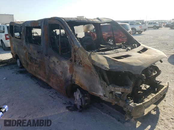 2018 Ford Transit Passenger XL with VIN 1FBZX2YG7JKA80911, listed as a Copart auction lot 71194044 with Not provided miles and Non repairable. Bid and sale history available at DreamBid. Image 4.