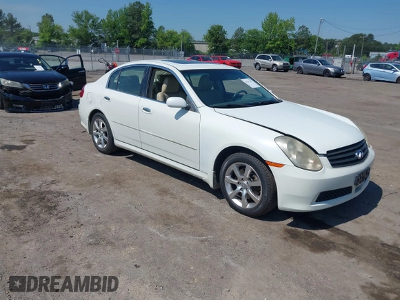 2006 Infiniti G35 with VIN JNKCV51F96M610106, listed as a IAAI auction lot 42217657 with 170,801 mi miles and . Bid and sale history available at DreamBid. Image 1.