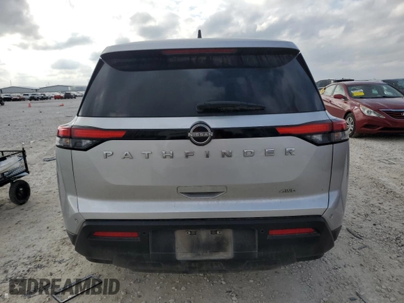 2023 Nissan Pathfinder S with VIN 5N1DR3AC6PC209572, listed as a Copart auction lot 44114765 with 48,319 mi miles and Clean title. Bid and sale history available at DreamBid. Image 6.