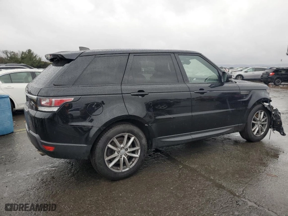 2017 Land Rover Range Rover Sport SE with VIN SALWG2FV1HA162707, listed as a Copart auction lot 83765894 with 120,587 mi miles and Salvage Title. Bid and sale history available at carsss.com. Image 3.