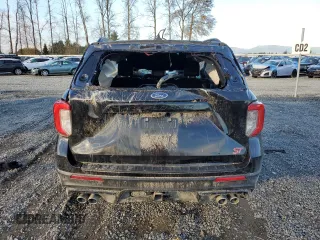 2022 Ford Explorer ST with VIN 1FM5K8GC2NGA45014, listed as a Copart auction lot 79695074 with 0 mi miles and Salvage Title. Bid and sale history available at carsss.com. Image 6.