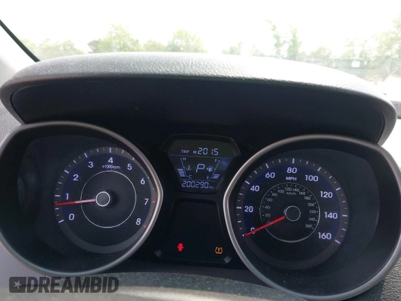 2016 Hyundai Elantra SE with VIN 5NPDH4AE4GH752857, listed as a IAAI auction lot 42421560 with 200,290 mi miles and . Bid and sale history available at DreamBid. Image 7.