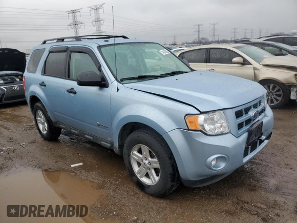 2009 Ford Escape Hybrid with VIN 1FMCU59339KC35405, listed as a Copart auction lot 48243825 with 72,393 mi miles and Salvage title. Bid and sale history available at DreamBid. Image 4.