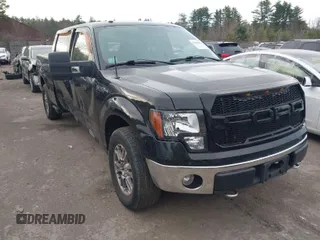 2010 Ford F-150 XL with VIN 1FTFW1EV9AFA80013, listed as a IAAI auction lot 42016166 with 157,414 mi miles. Bid and sale history available at carsss.com. Image 1.