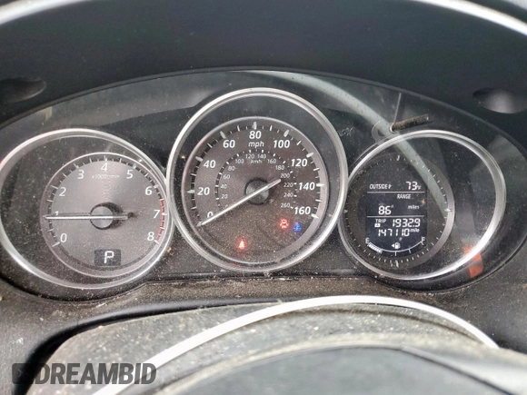 2013 Mazda CX-5 Sport with VIN JM3KE2BE7D0158752, listed as a Copart auction lot 58613615 with 147,110 mi miles and Salvage title. Bid and sale history available at DreamBid. Image 9.