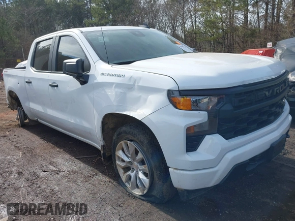 2024 Chevrolet Silverado 1500 Custom with VIN 3GCPDBEK4RG304028, listed as a IAAI auction lot 41400937 with 16,021 mi miles and . Bid and sale history available at DreamBid. Image 1.