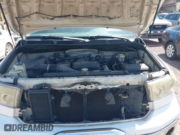 2007 Toyota Tundra SR5 with VIN 5TBRT54167S453554, listed as a IAAI auction lot 42037965 with 307,246 mi miles and . Bid and sale history available at DreamBid. Image 10.