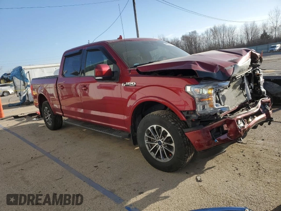 2018 Ford F-150 XL with VIN 1FTFW1E52JKC11290, listed as a Copart auction lot 49002275 with 51,684 mi miles and Salvage Title. Bid and sale history available at DreamBid. Image 4.