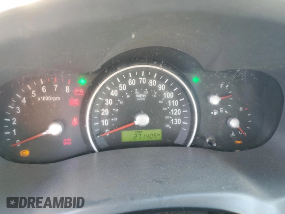 2010 Kia Sedona LX with VIN KNDMG4C35A6327132, listed as a Copart auction lot 75253624 with 271,405 mi miles and Salvage Title. Bid and sale history available at DreamBid. Image 9.