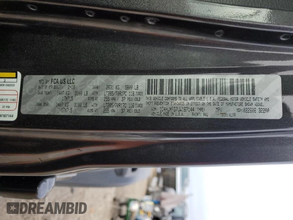 2018 Jeep Wrangler Unlimited Rubicon with VIN 1C4HJXFG7JW167144, listed as a Copart auction lot 48066285 with 132,399 mi miles and Salvage title. Bid and sale history available at DreamBid. Image 13.