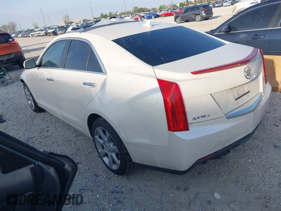 2014 Cadillac ATS Standard AWD with VIN 1G6AG5RX8E0152177, listed as a IAAI auction lot 42095293 with 143,485 mi miles and . Bid and sale history available at carsss.com. Image 3.
