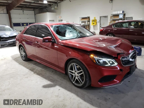 2016 Mercedes-Benz E-Class E 400 with VIN WDDHF6HB1GB190812, listed as a Copart auction lot 82146674 with 108,647 mi miles and Salvage Title. Bid and sale history available at carsss.com. Image 4.