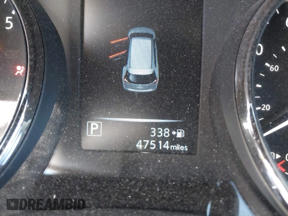 2017 Nissan Rogue SV with VIN KNMAT2MV7HP580637, listed as a IAAI auction lot 42040075 with 47,514 mi miles. Bid and sale history available at carsss.com. Image 16.