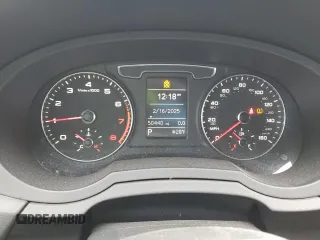 2018 Audi Q3 Premium with VIN WA1BCCFS3JR016761, listed as a Copart auction lot 46091235 with 50,440 mi miles and Salvage Title. Bid and sale history available at carsss.com. Image 9.